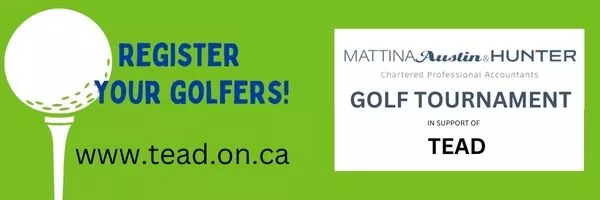 Register your golfers green banner